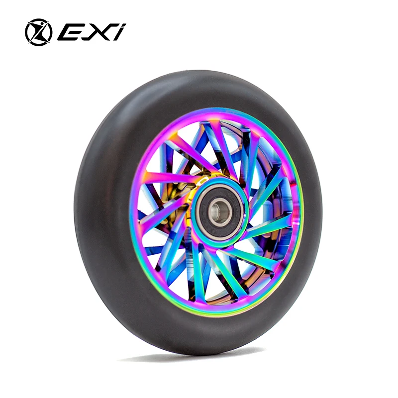 LZ14 bird nest shape core designed 120mm/110mm pro scooter wheels/stunt scooter wheels parts/Factory direct sales