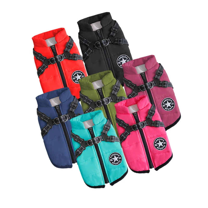 All Pet Winter Jacket Drying Coat Pet Waterproof Reflective Cat Vest Luxury Warm Custom Factory Outside Dog Clothes
