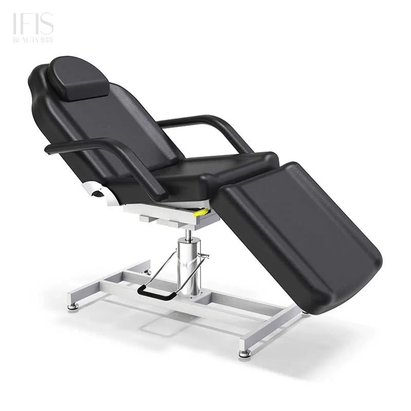 IFIS Manufacture Factory Wholesale Pneumatic Customizable Hydraulic Height Adjustable Cosmetic Chair Facial Table Beauty Bed