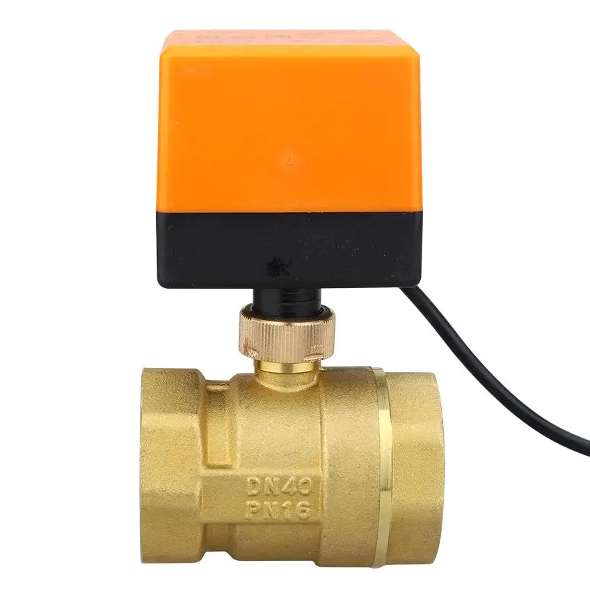 BC0147 Three wire switch type two way electric air conditioning fan coil solar electric ball valve