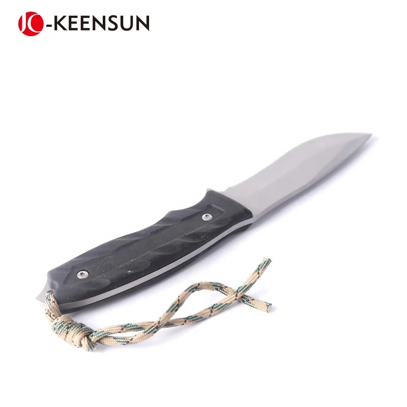 Охотничий нож Keensun D0606 с фиксированным лезвием из нержавеющей стали для выживания