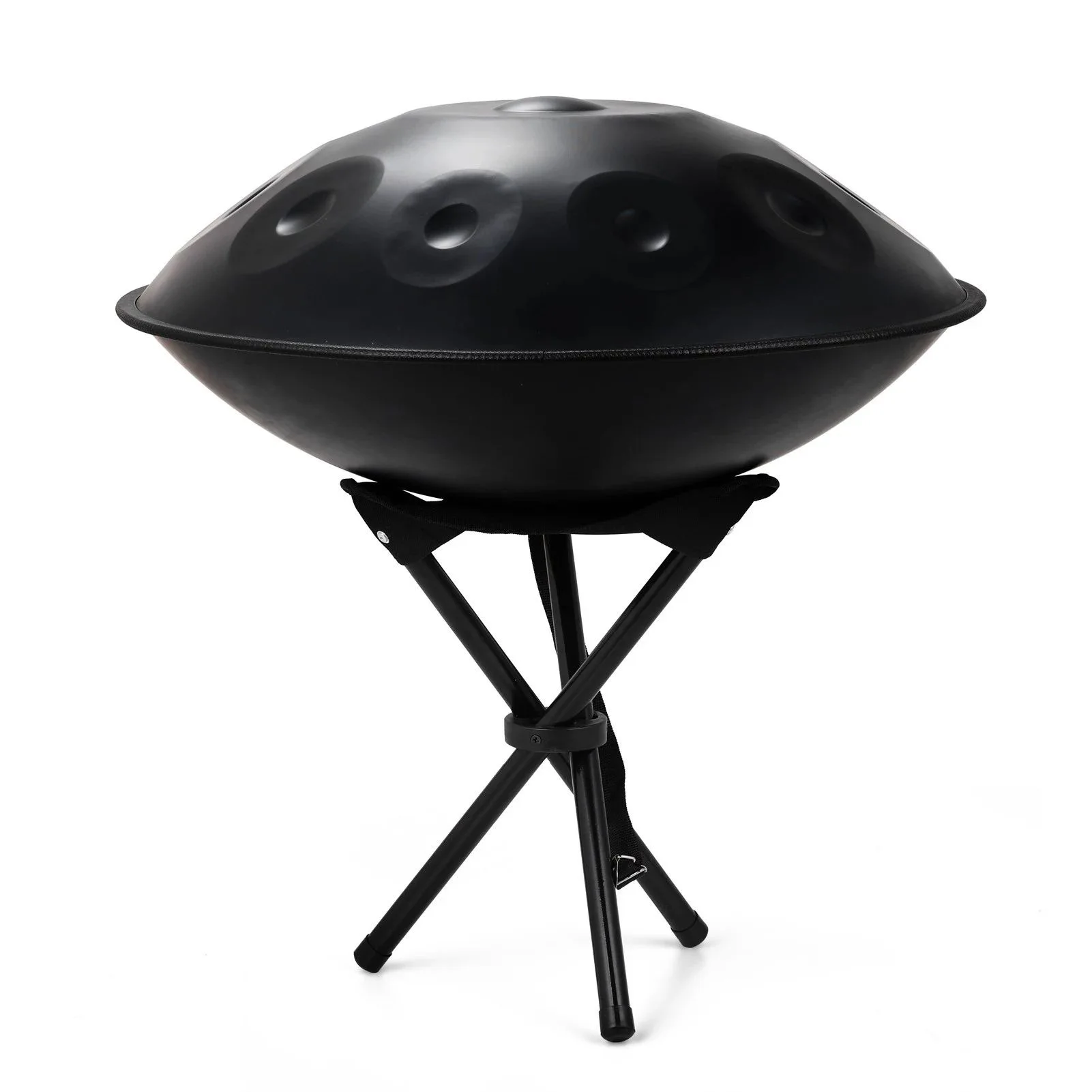 Handpan 9 notes 22inch Diameter 440Hz HANDPAN Stainless Steel Material black Color 9 Note/10 Note D Minor 56cm Diameter Standard