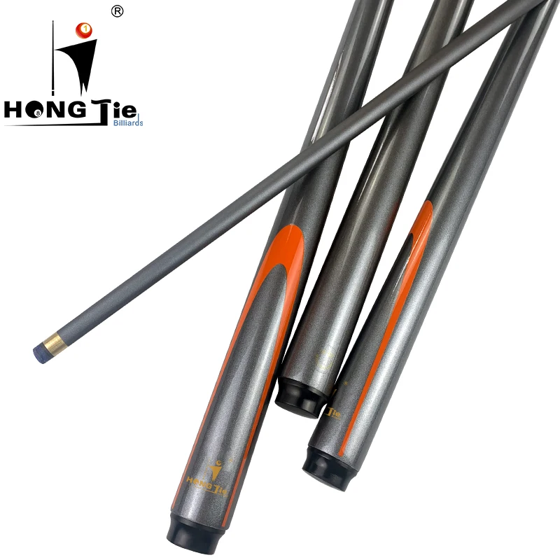 Hongjie Billiards 1 piece style  carbon fiber snooker pool cue, carbon cue stick