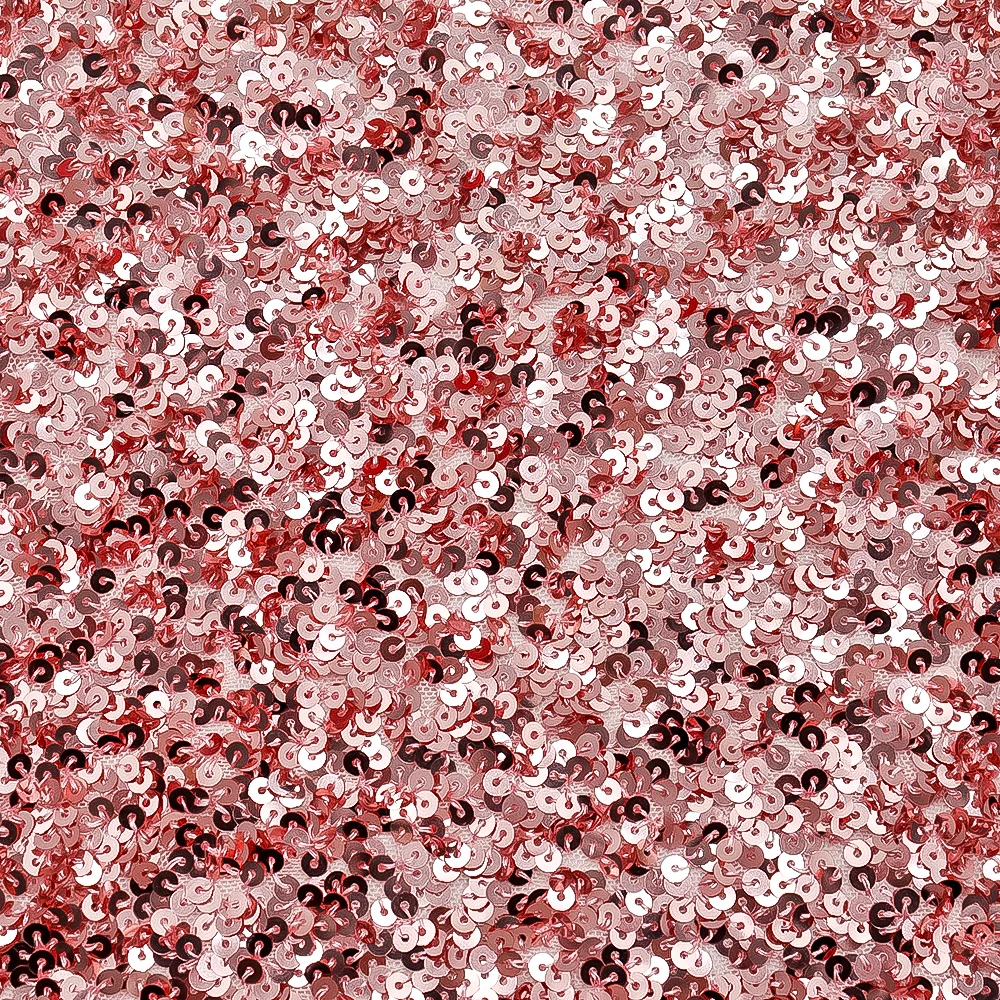 Hot Selling Sequin Embroidery Fabric Polyester Spandex Tulle Mesh Sequin Fabric For Wedding Dress