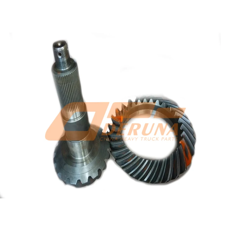 HOWO Truck HC 16 Front/Middle/Rear Axle Accessories 2nd Rear Axle Drive WG9231320913 Pinion and Crown Wheel