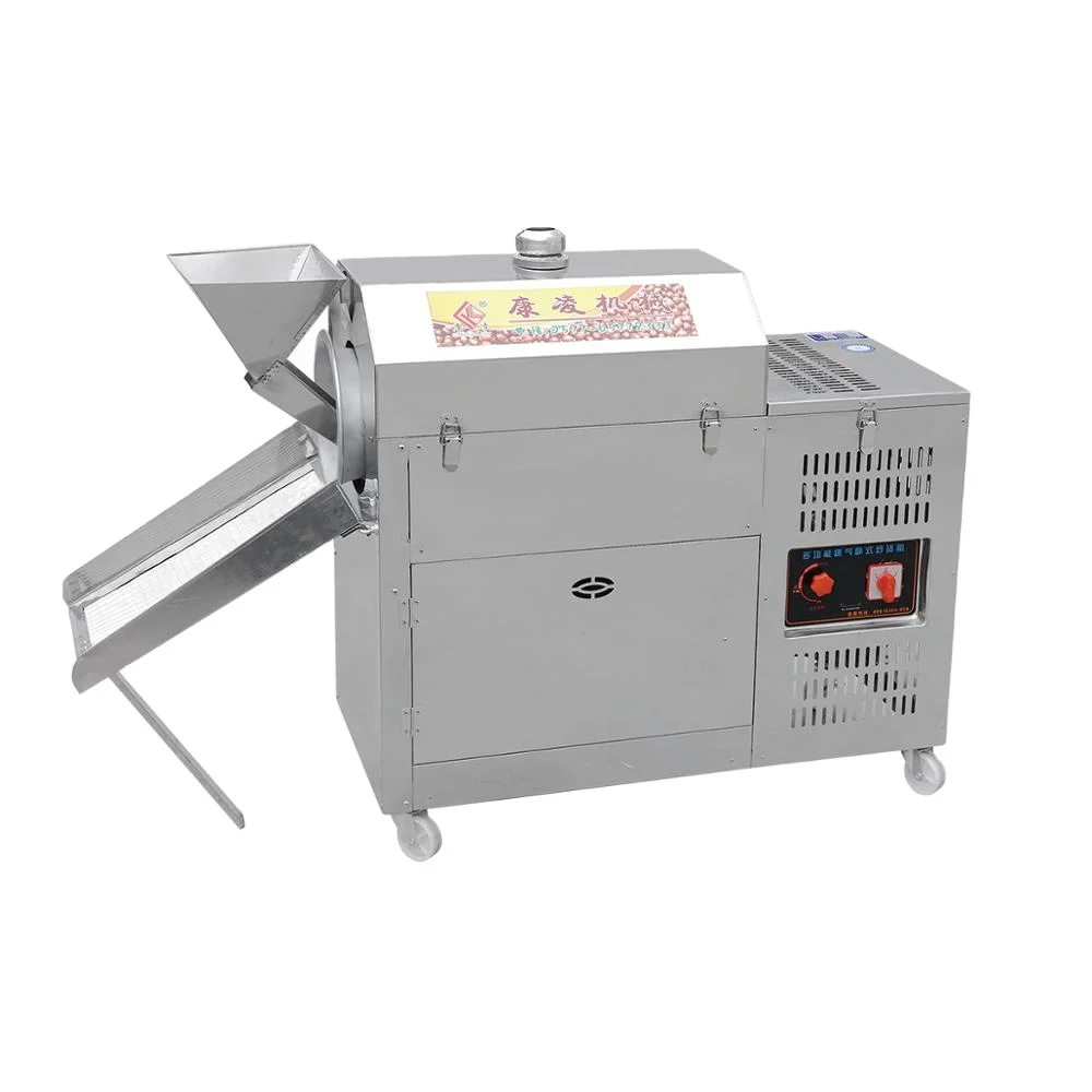 High Performance Kangling Gas Electric Nuts Roaster Machine Hot Air Coffee Peanut Roaster Machine Commercial
