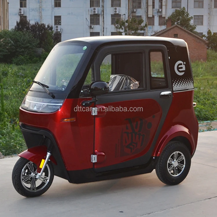 new product Best Safety Fully Enclosed Electric tricycle Rickshaw Taxi Passenger Tricycle