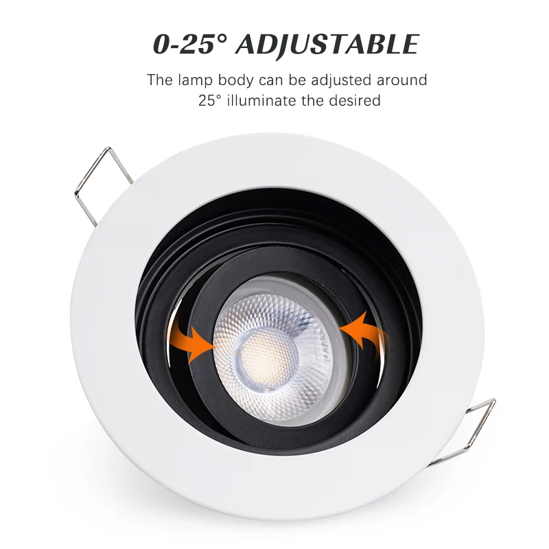 Recommended Goods Led Downlight Antiglare Down Spotlights Die-Casting Spotlight Recessed Mr16 50w Down light
