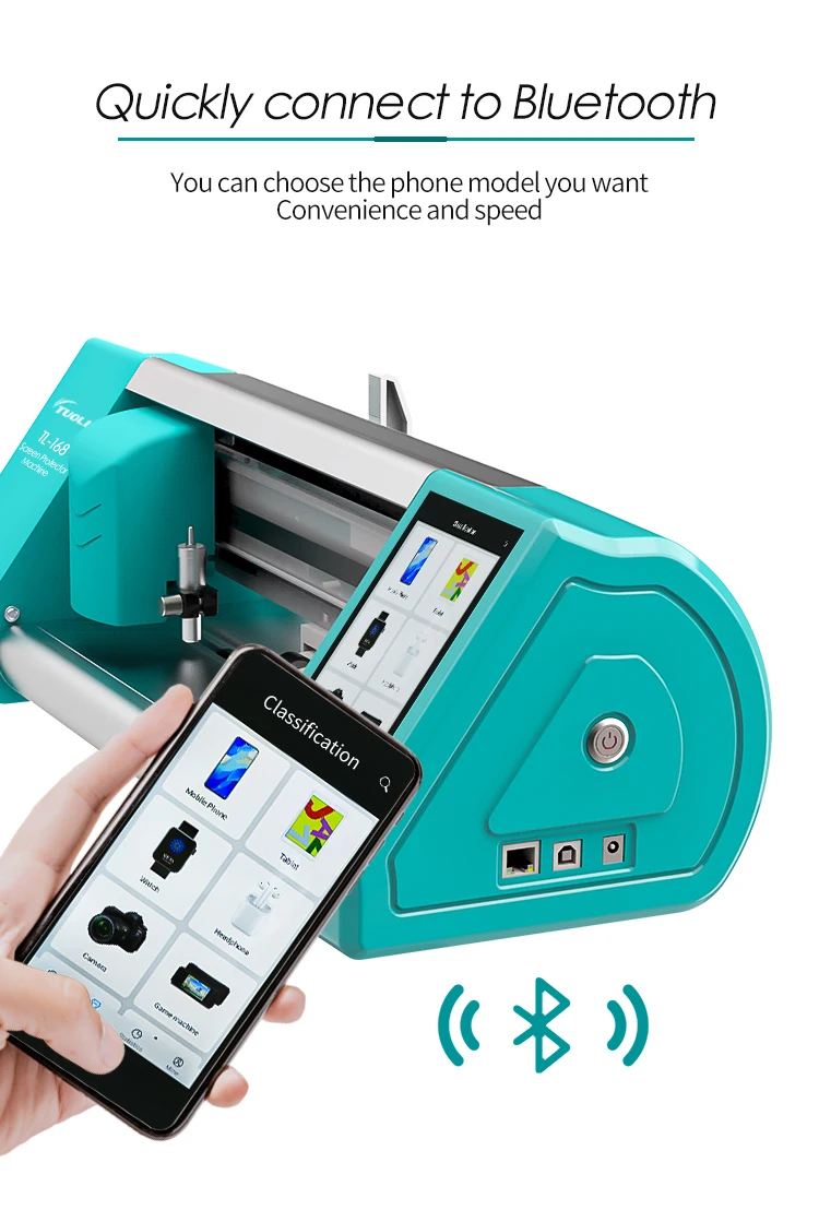 Hot selling Full Screen Unlock protector Phone TPU Film Clear automatic cutting making machine