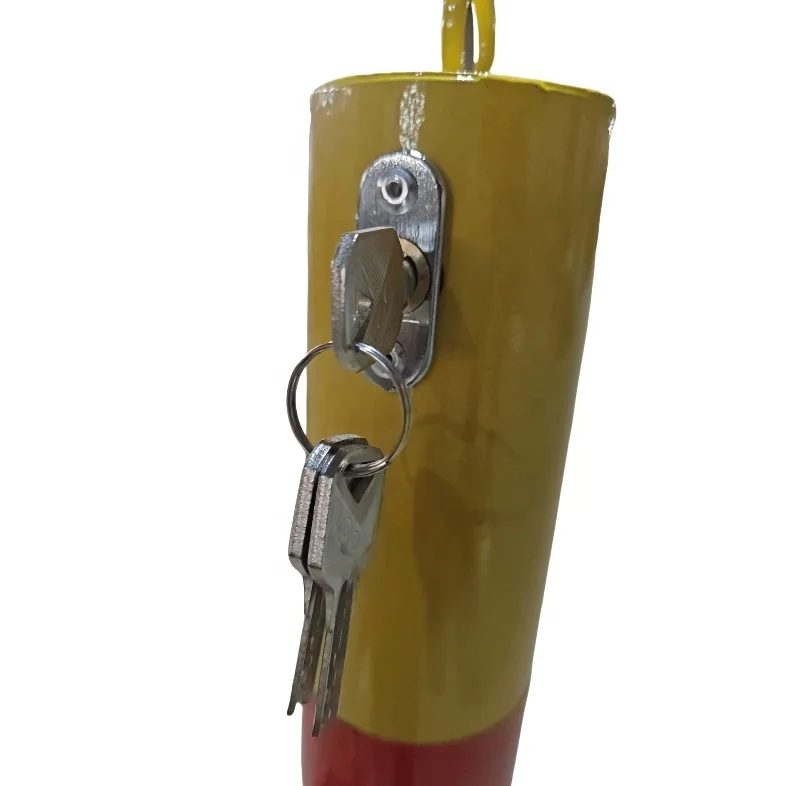 Parking Barrier Gate Auto Parking Chain Barrier with ring and lock Parking Lot Chain Barrierrs