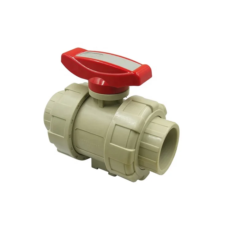 Valvulas para piscinas U-PVC для бассейна двойной шаровой клапан DN20