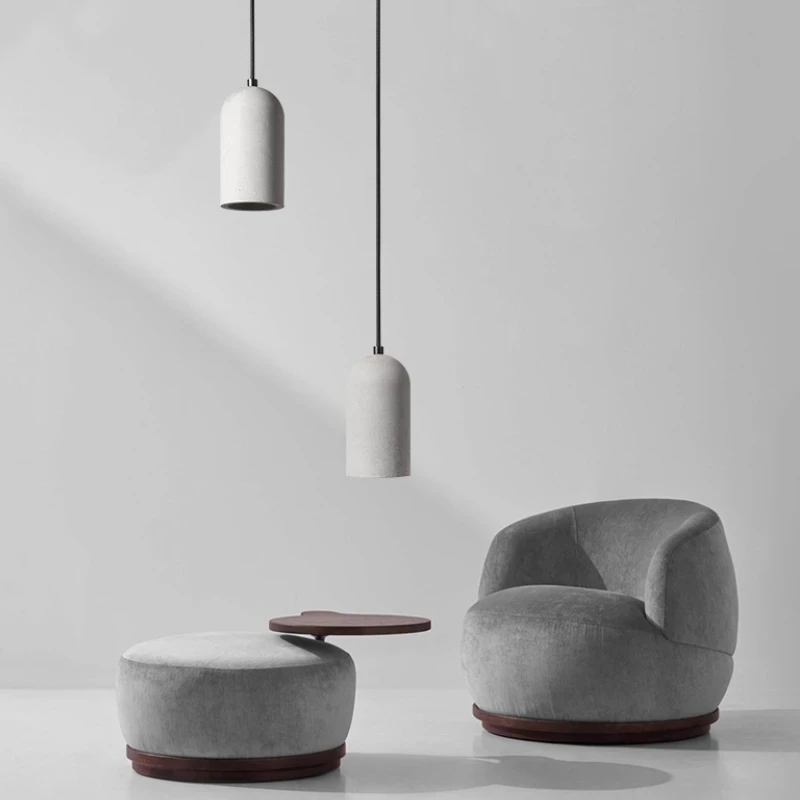Modern LED Pendant Lights Simple Indoor Light Fixtures Restaurant Home Decor Lighting Dining Room Nordic Cement Hanging Lamps