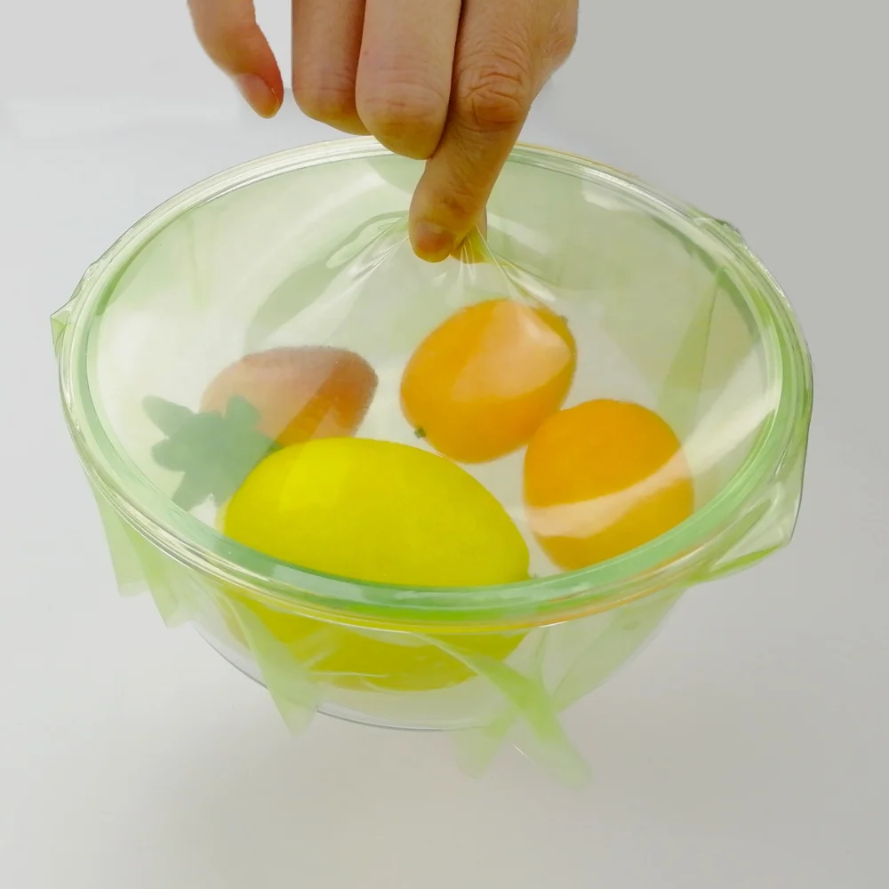
Ultra-thin Stretch Silicone Cling Film Eco-friendly Durable Saran Wrap new product idea 2020 Kitchen 