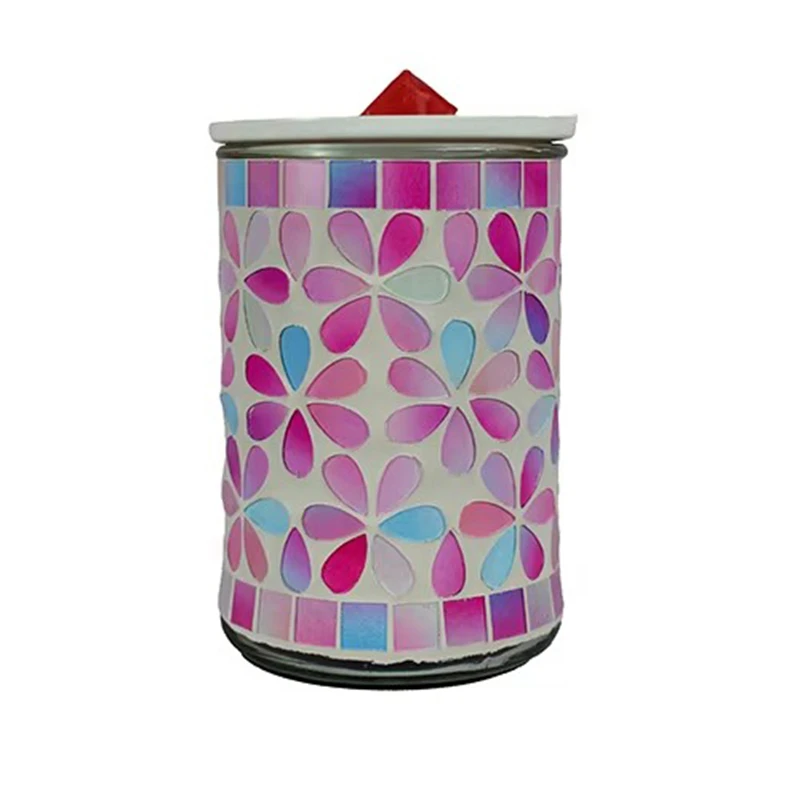 wax melt electric burner mosaic design candle wax warmer colorful wax melt electric burner for home decorate
