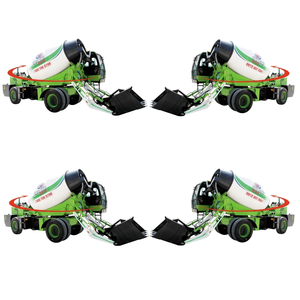 Shandong concrete mixer truck construction sites 4.0 Cbm self loading mixer truck