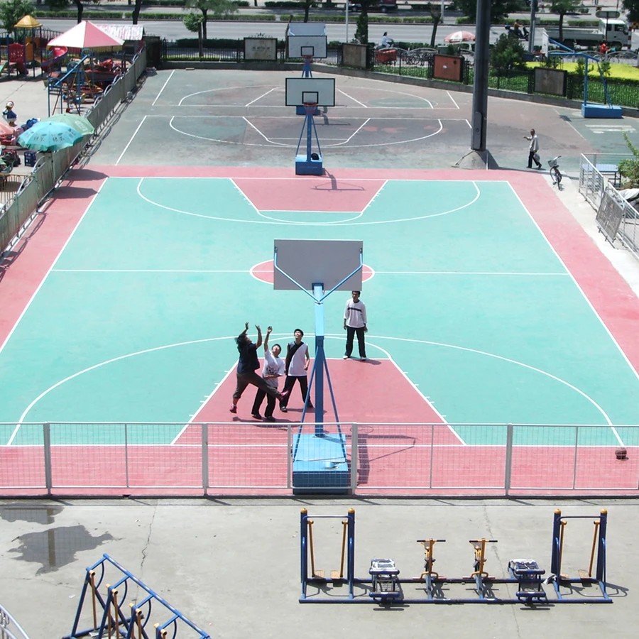 PP Synthetic Outdoor Portable Sports Floor removable basketball court sports flooring