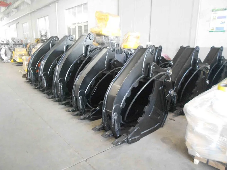 manufacturer P200 hydraulic excavator log grab bucket on sale