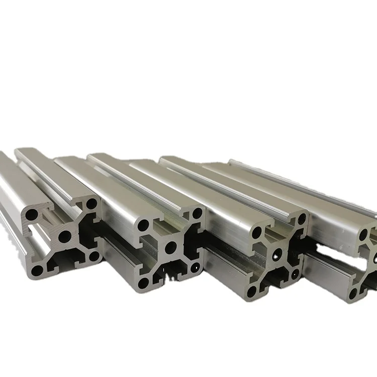 industrial assembly line  DP-10.2mm T slot-100*100 silver anodized aluminum profile profile en aluminium extrude
