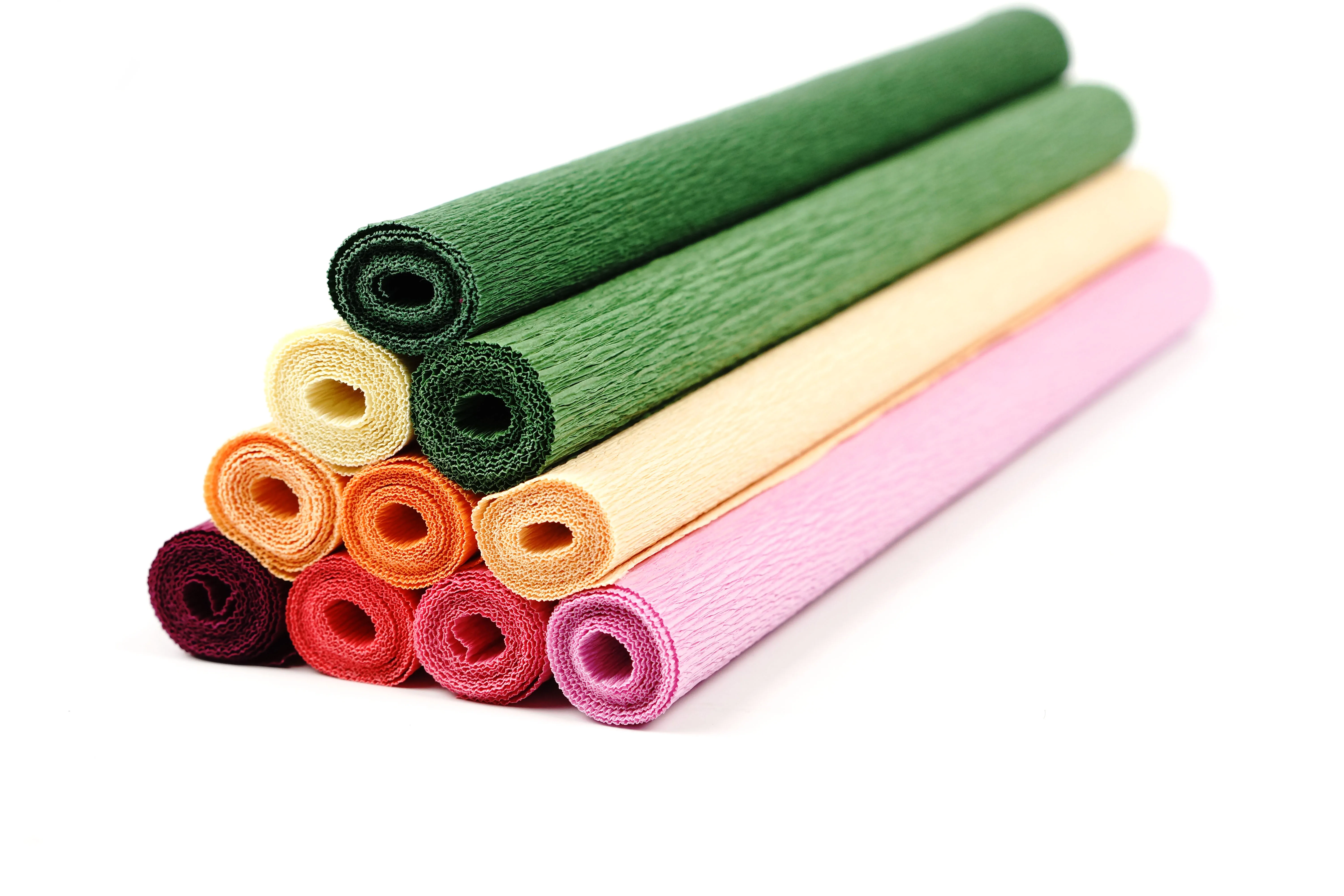 
flower crepe paper, fluorescent crepe paper,base crepe paper for masking tapes 