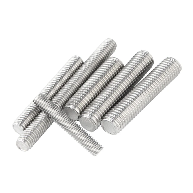 China manufacturing Various specifications M6 to M30 aisi 304 Stainless Steel Stud Bolts and nuts