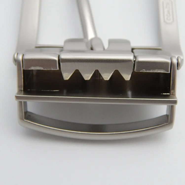 35mm 3.5cm inner width customized easy clip removable belt fastener belt pin buckle with teeth tail clip