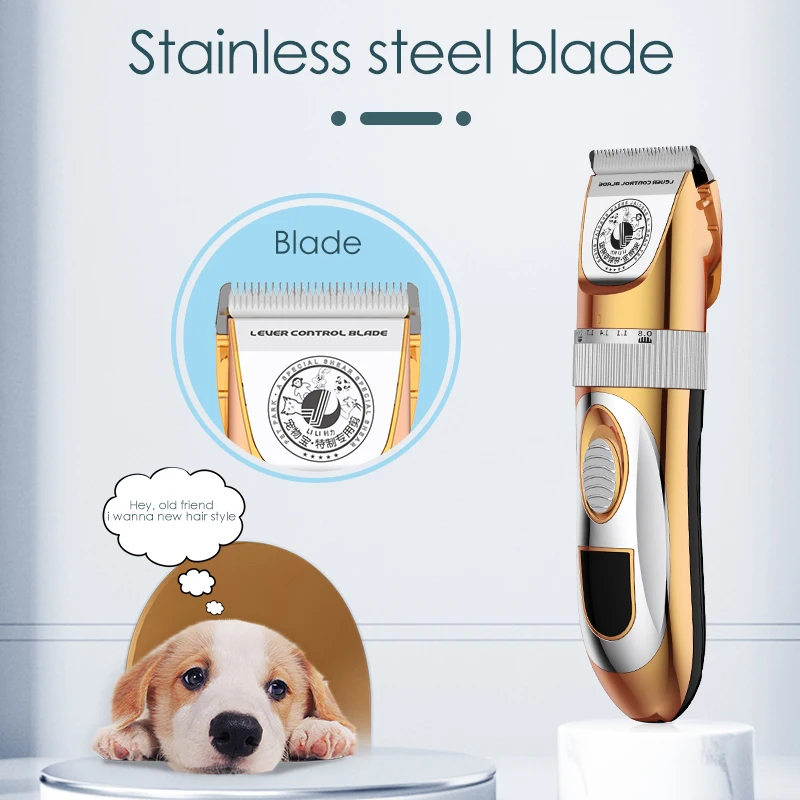 Professional high-power corded electric pet clipper pet shaver beauty instrument pet supplies dog cat