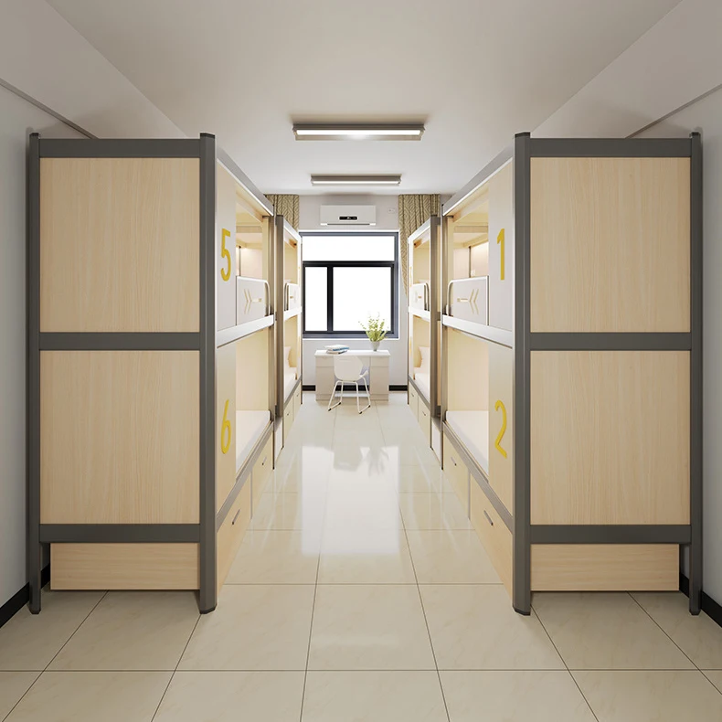 Metal Wood Frame Bunk Beds  Sleep Pods with Stairs and Storage and Durable & Stylish Designs