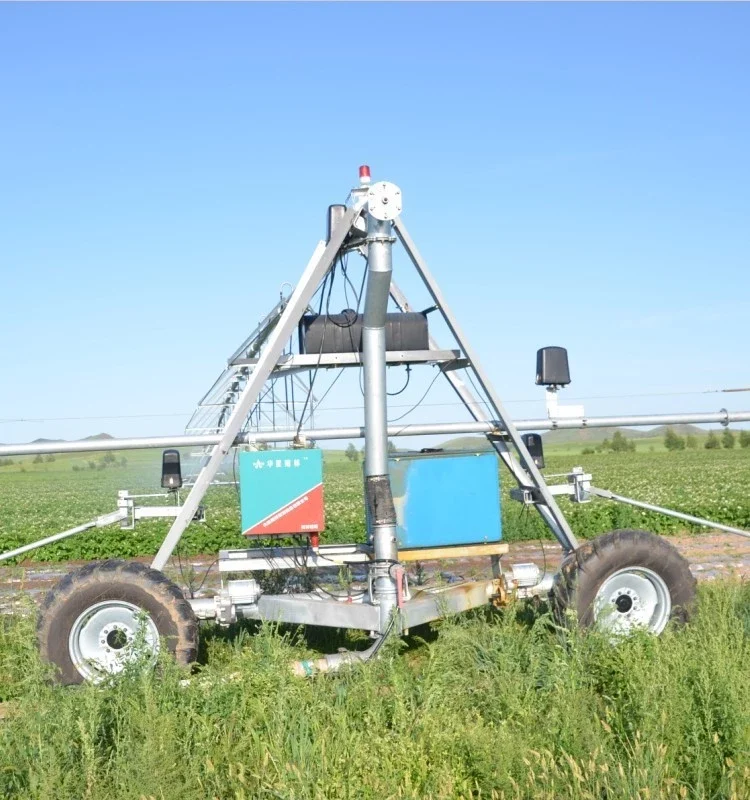 Lateral Move Four Wheel Linear and Rotating Irrigation System of Agriculture Machinery Equipment From China