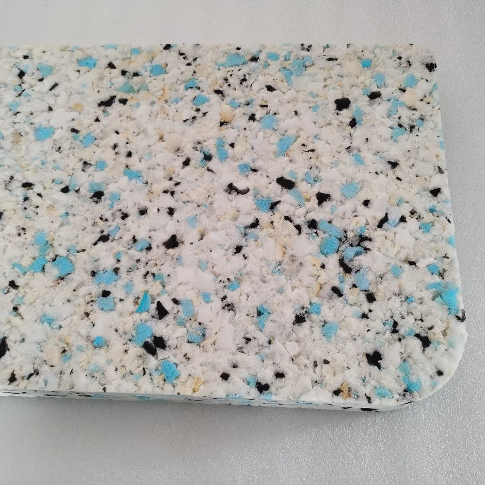 OEM/ODM Recycled Foam Pad Customized Shape Soft Rebound Bonded Foam Mattress Sofa Topper Factory Protective Cushioning Material