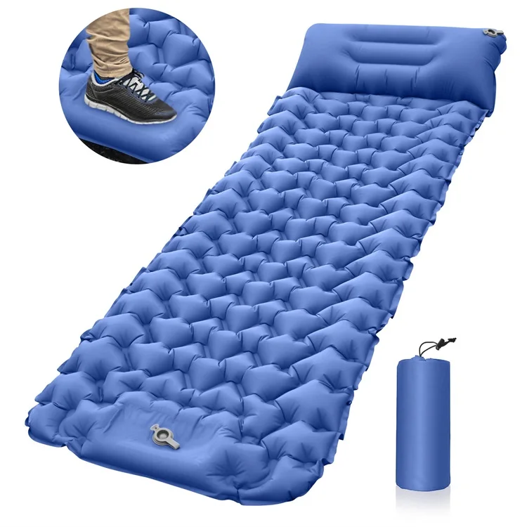 Outdoor Camping Ultralight Inflatable Sleeping Pad Air Mattress Self Inflating Patio Folding Floor Sleep Mats