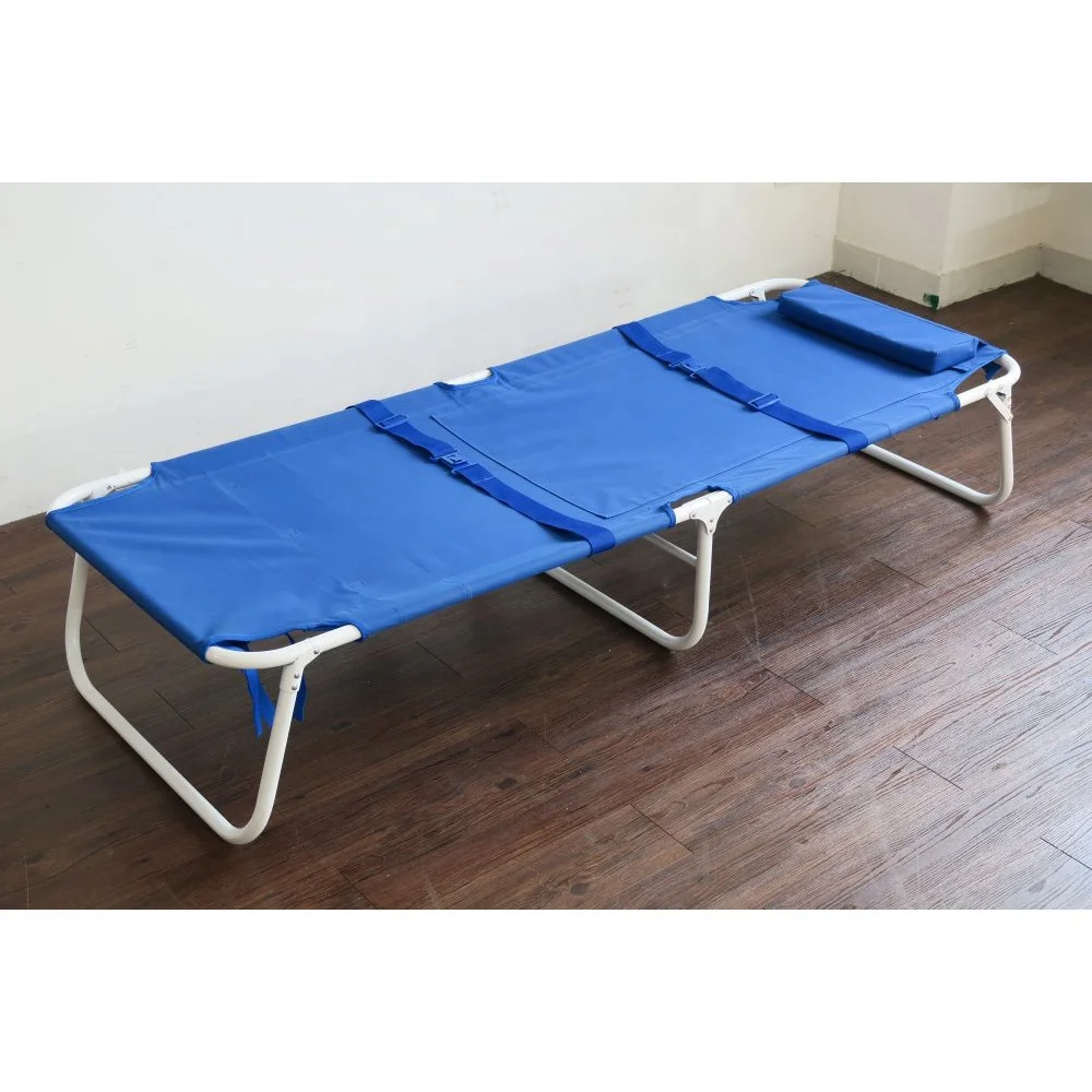 Folding Chaise Lounge book Chair Bed Camp bed outdoor flood fighting and disaster relief bed