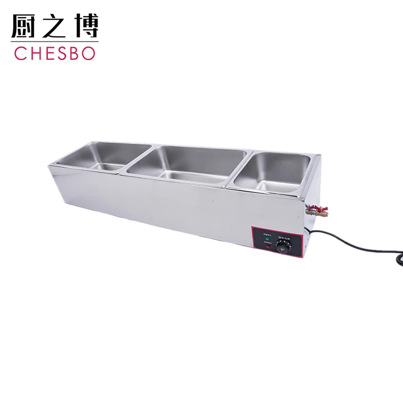 Professional Hot Plate Food Warmer Station 3pan Portable Stainless Steel Buffet Warmer Server Great for Parties Holiday