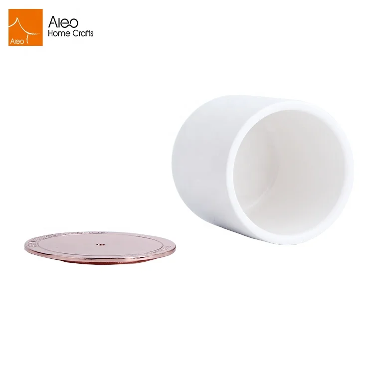 Логотип по индивидуальному заказу нарядное прямое фарфоровая белая свеча в Jar контейнер с крышкой