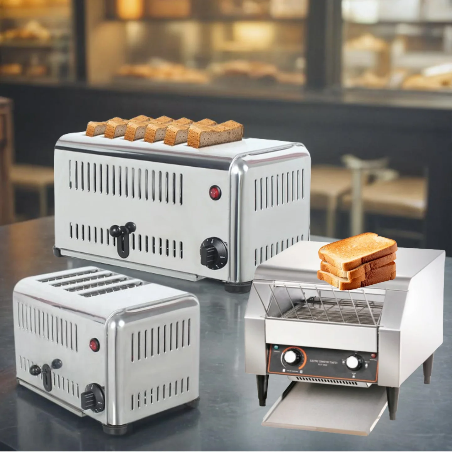 Tostadora de pan kitchen commercial 4pc cafe electric cheap pop up popup sandwich bread toaster 2 4 slice digital toast machine