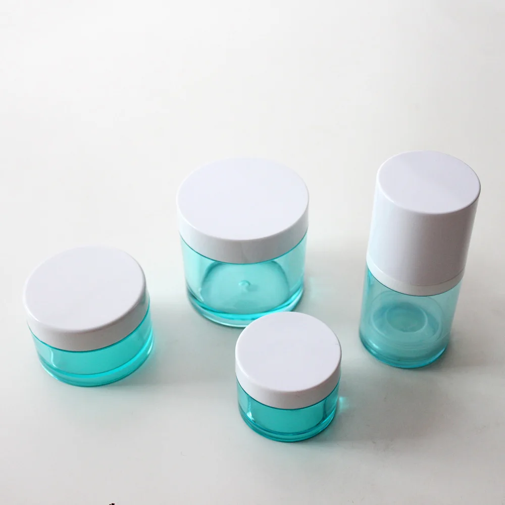 Hot selling round plastic cosmetic containers cream jar