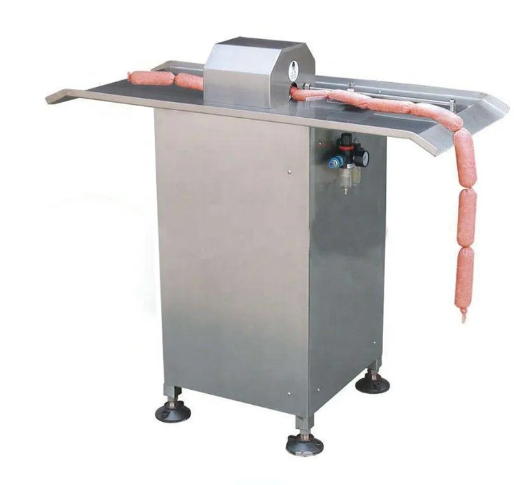 
Good quality pork sausage knotting machine / banger tying linking strapping machine 