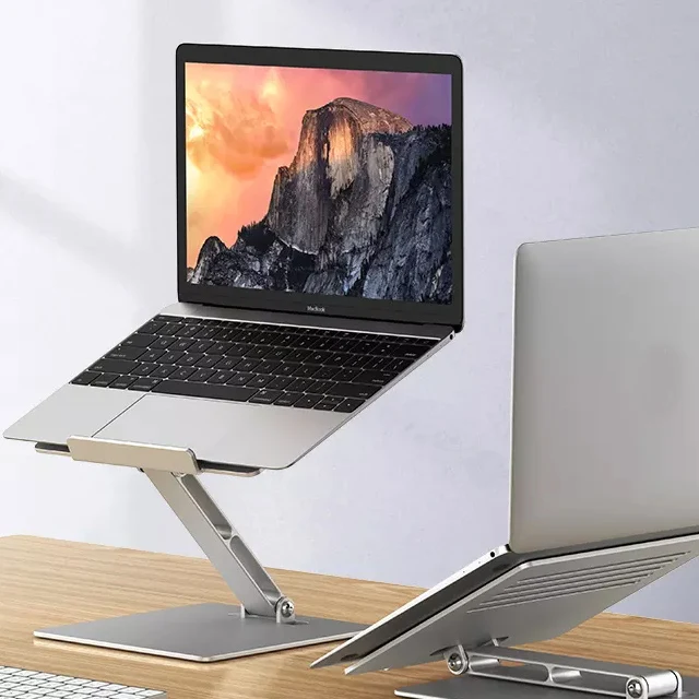 Oulaike P10 Mobile Phone Accessories Portable Holder Laptop Stand Aluminum Foldable Laptop Phone Holder
