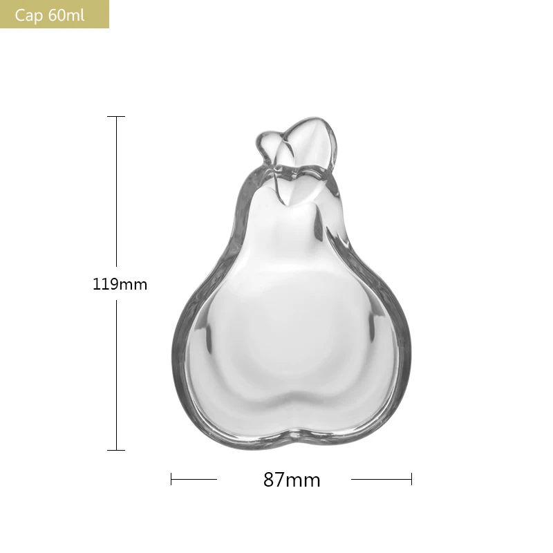 Factory Wholesale Customization Dessert Serving Crystal Clear Glass Dish Plate