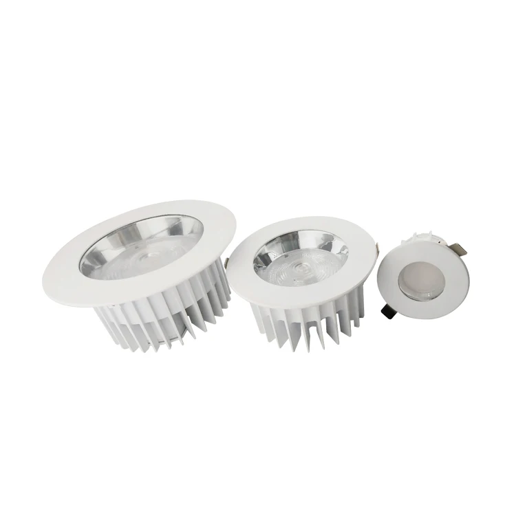 BARON IP65 waterproof anti-glare indoor  Die-casting Aluminum recessed  led downlight12w 20w 40w   for office hotel hospital