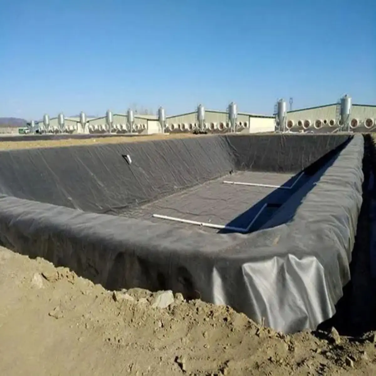Hdpe Liner Geomembrane Pond Lining Material 0.5Mm Hdpe Pond Liner Pvc Membrane
