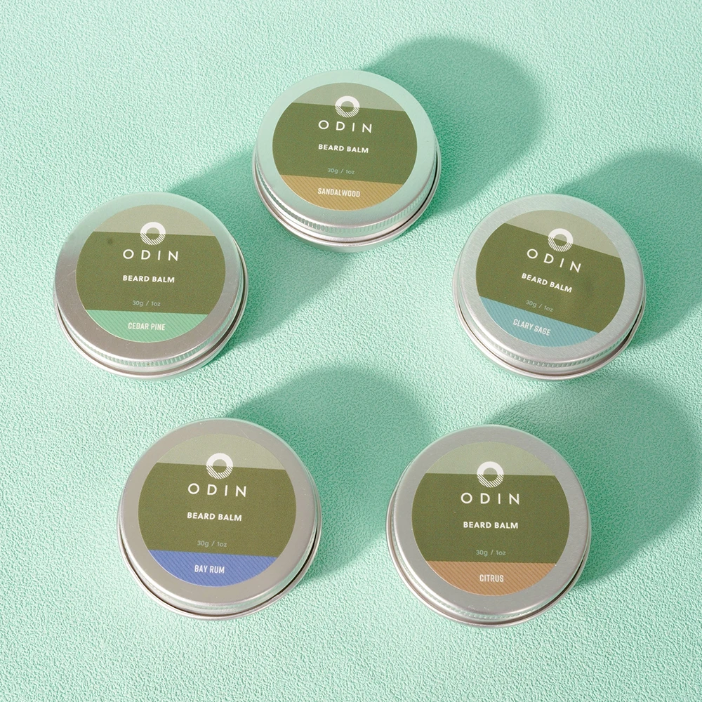 Уход за бородой Фирменная торговая марка Bay Rum кедровый сосновый клори шалфей цитрусовый чайное дерево мята Eukalyptus крем-бальзам для роста бороды