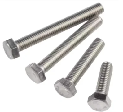 Good quality factory direct sale different sizes M8 stainless steel bolts high strength bolt hexagon head bolt and nuts