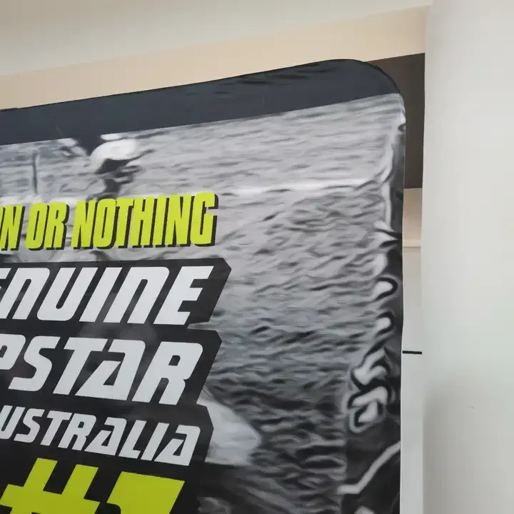 Custom 10x8ft Tension Fabric Display Single Sided Pillow Case Backdrop Banner Event Booth Tension Fabric Backdrop