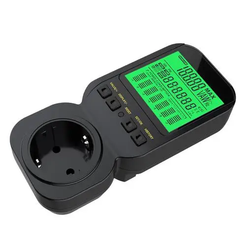 Various Kinds Of Plug Energy Power Meter Socket with Electricity Usage Monitors Calculates Electricity Expenses