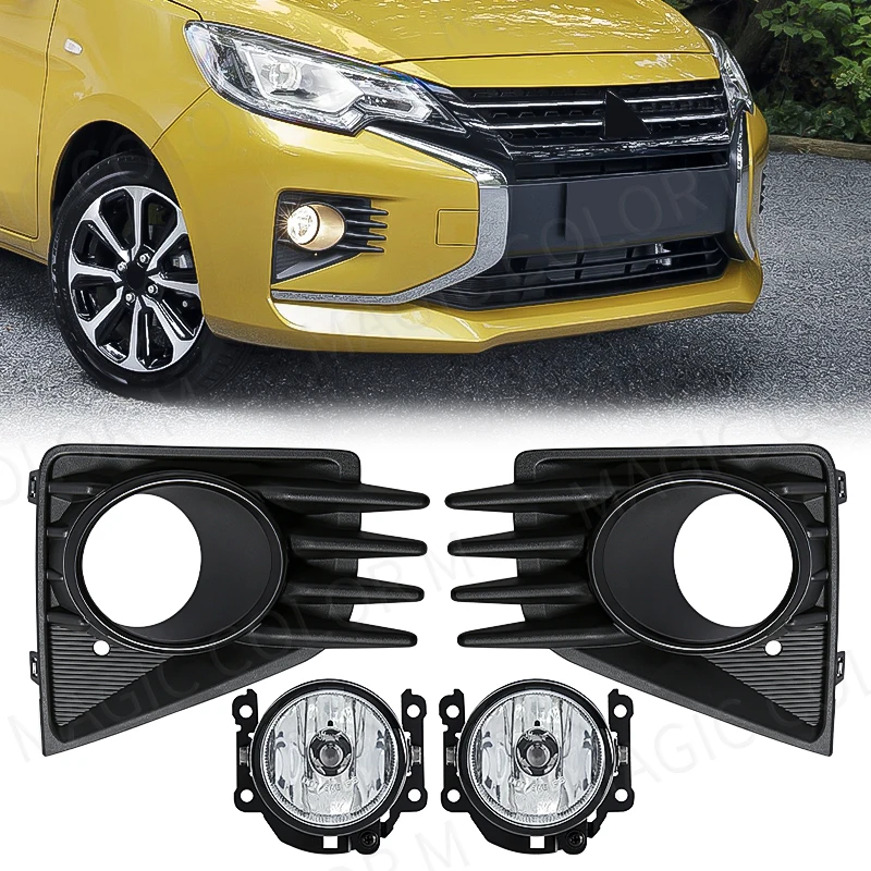 Auto Car Accessories Halogen Fog Light Driving Ambient Lamp For Mitsubishi Mirage Attrage 2020 2021 2022 2023