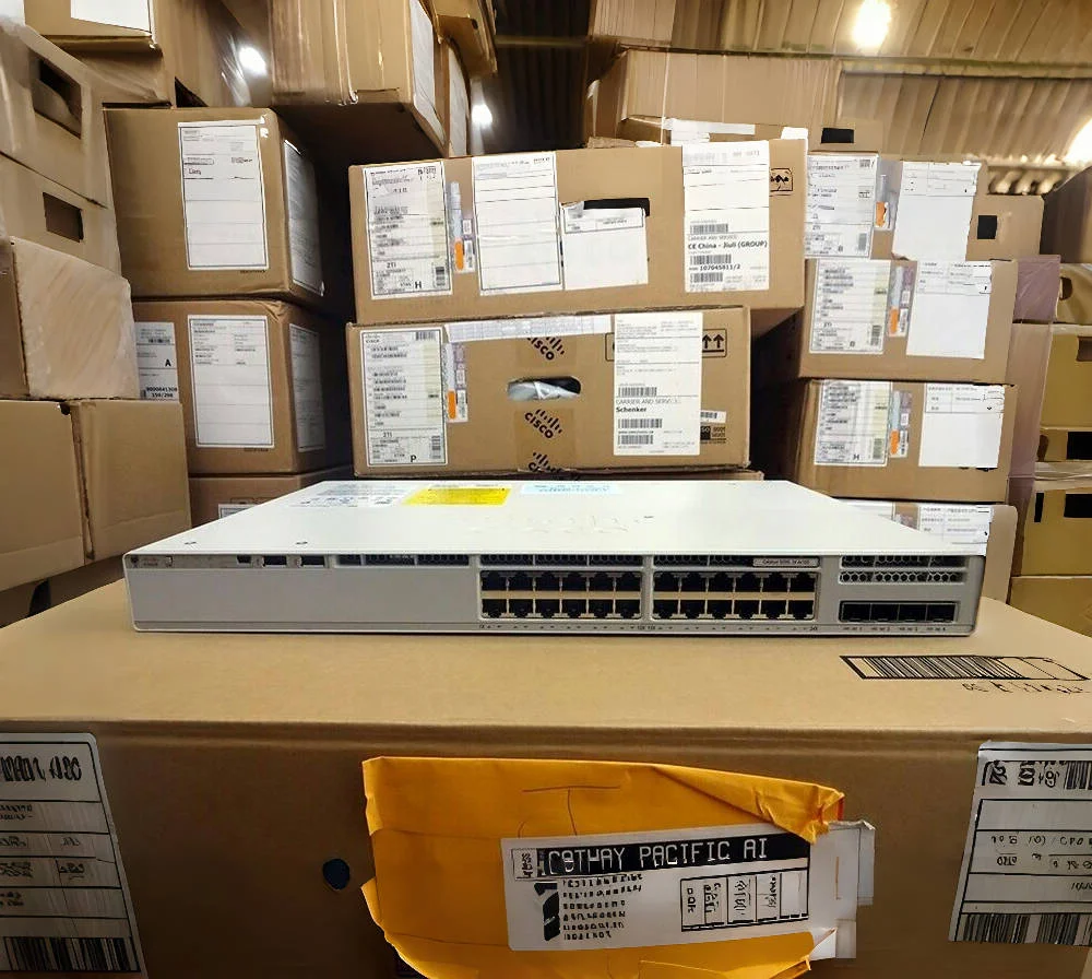 New original C9200L-24T-4G-A internet managed half duplex industrial rj45 sfp ethernet network port switch