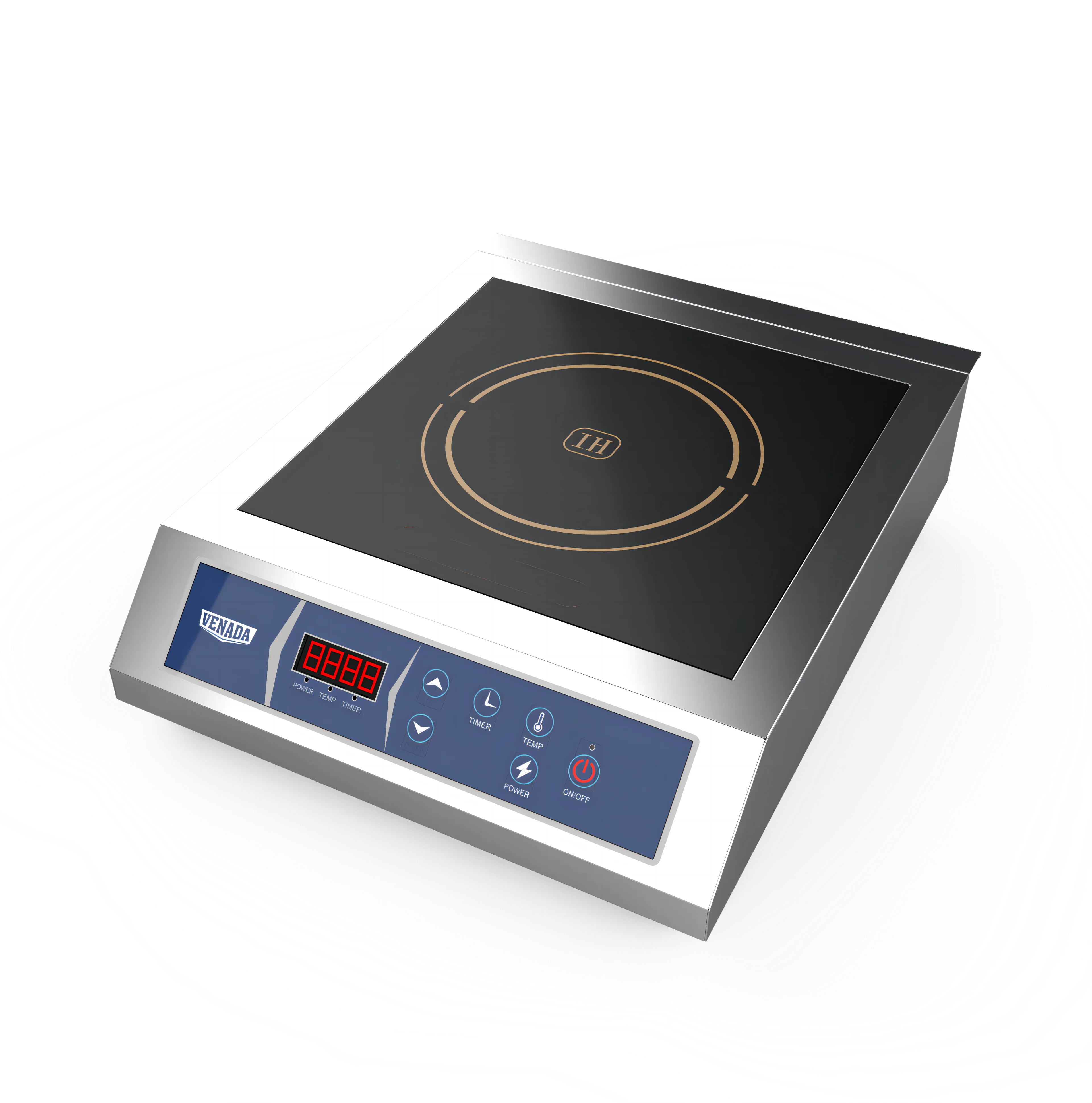 Fast Heating Commercial Tabletop Induction Cooktop High Power 3.5KW Electric Induction Cooktop With Digital Control Plate