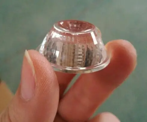 customized narrow spot light glass led tir lenses reflector