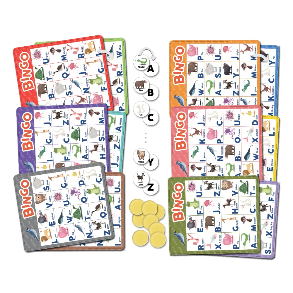 OEM Factory Wholesale customized logo bingo cards paper game bingo board game set for family