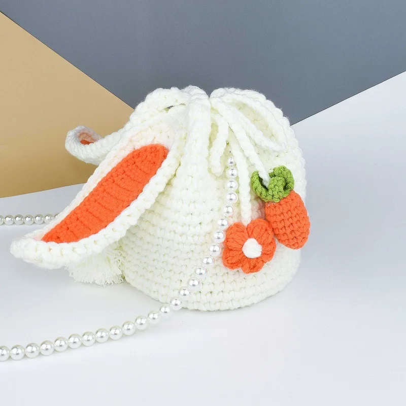 Factory Supply Tote Crochet Bag Knitted Beach Handmade Bag